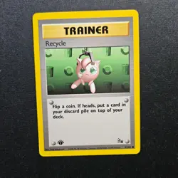 Pokemon Recycle Trainer - WOTC Fossil Set Common 61/62 1st edition 1999 - Image 1