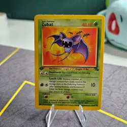 Pokemon Zubat - WOTC Fossil Set Common 57/62 1st edition 1999 - Image 3