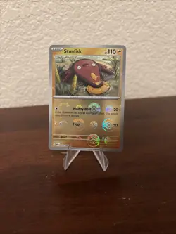 Stunfisk Poke Ball #35 Holo Pokemon Sv11W: White Flare Card - Image 1