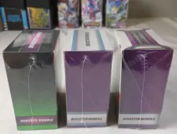 Lot 3x Pokemon Booster Bundles ‼ Paldea Evolved Destined Rivals Shrouded Fable - Image 2