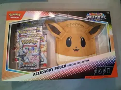 Pokemon Prismatic Evolutions Accessory Eevee Pouch Special Collection SEALED - Image 1