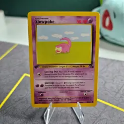 Pokemon Slowpoke - WOTC Fossil Set Common 55/62 1st edition 1999 - Image 3