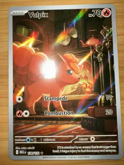 Vulpix Illustration Rare Pokemon Mega Evolution 138/132 Near Mint - Image 1