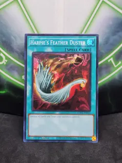 Yugioh Harpie's Feather Duster EG01-EN022 1st Edition Super Rare NM - Image 1
