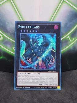 Yugioh Evolzar Lars MP24-EN099 Prismatic Secret Rare 1st Edition NM - Image 1