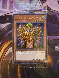 Yugioh - Senju of the Thousand Hands LART-EN057 Limited Ultra Rare NM - Sealed - Image 1