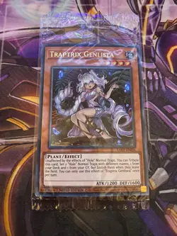 Yugioh Traptrix Genlisea New Sealed LART-EN056 - Lost Art Promotion - Image 1