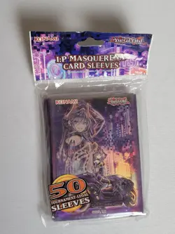 YuGiOh I:P Masquerena Card Sleeves x50 Pack New - Image 1