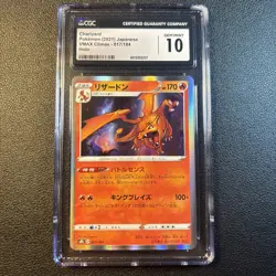 Pokemon Charizard Holo #17/184 VMAX Climax Japanese Pokemon Card CGC GEM MINT 10 - Image 1