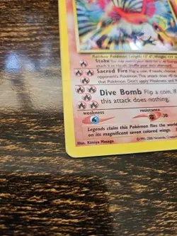 Ho-Oh Neo Revelation Holo Card 07/64 MP/HP Condition Pokemon TCG - Image 3