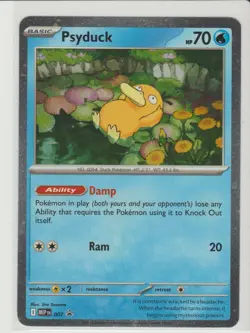 Psyduck Cosmos Holo Promo Pokemon Card MEP 007 - Image 1