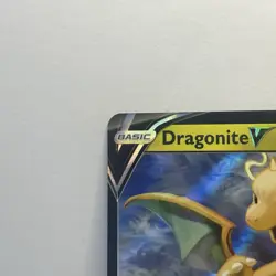 Pokemon TCG Dragonite V Pokemon Go 49/78 Full Art Ultra Holo Rare Card NM 2022 - Image 2
