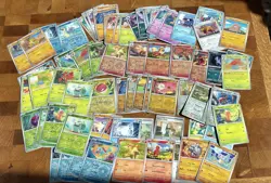 Pokemon 151 Bulk 100 Cards NO DUPLICATES SV 151 Bulk Perfect For Master Sets NM - Image 1