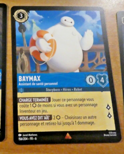 LORCANA TRADING CARD GAME DISNEY CHAPITRE 6 CARTE Baymax 156/204 RARE FR MINT - Image 1