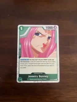 One Piece card PRB-02 ST02-007 Jewelry Bonney C Foil The Best vol.2 - Image 1