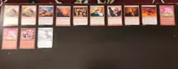 64x Burn Magic The Gathering Card Lot / Used / MTG / Assorted Sets - Image 2