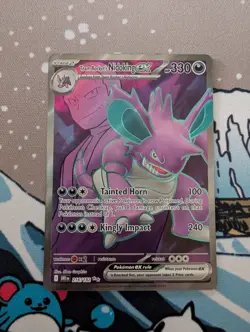 Pokemon TCG Team Rockets Nidoking EX Destined Rivals Card 216/182 - Image 1