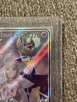 Pokemon Solgaleo & Lunala GX Full Art Holo Card 216/236 Sm-Cosmic Eclipse - Image 2