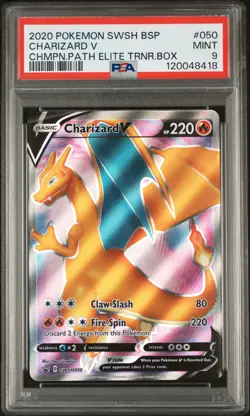 Charizard V SWSH050 - SWSH: Sword & Shield Promo Cards Holo (PSA 9) - Image 1