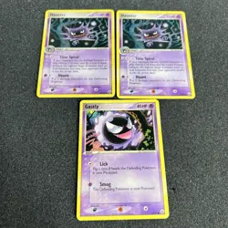 Haunter 35/92 Gastly 52/92 EX Legend Maker Pokemon Card Non-Holo 3 - Image 1