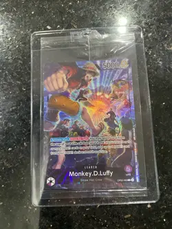 New One Piece Monkey D.Luffy PSA Magazine Promo OP05-060 Foil Card - Image 1