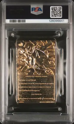 1999 BURGER KING POKEMON GOLD CARDS CHARIZARD PSA 5 - Image 2
