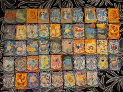 Vintage Lot of 48 Pokemon Topps Cards - Image 1