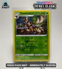 Trevenant 015/192 Reverse Holo Pokemon TCG: Rebel Clash Card MINT SHIPPED TODAY - Image 1