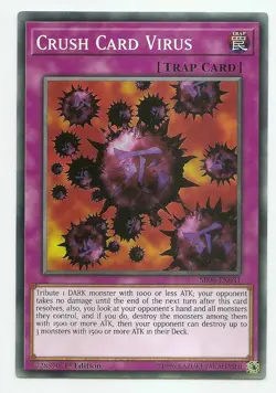 ( CRUSH CARD VIRUS ) - Common - SR06-EN031 - 1st NM - Yu-Gi-Oh Lair of Darkness - Image 1