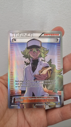 Pokemon TCG N (Supporter) Alternate Full Art Promo Card 105a/124 Holo Full Art - Image 2