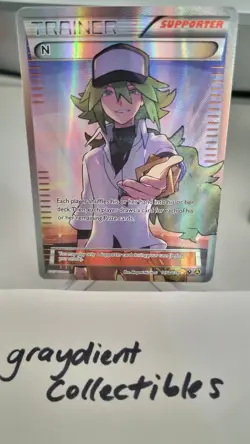 Pokemon TCG N (Supporter) Alternate Full Art Promo Card 105a/124 Holo Full Art - Image 4