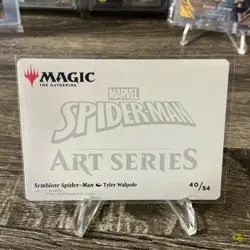 Symbiote Spider-Man (40/54) Gold Stamped Art Series NM Marvel MTG Magic - Image 2