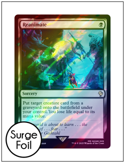 1x Reanimate, Surge Foil, Final Fantasy, Magic MTG NM - Image 1