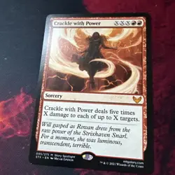 MTG Crackle with Power - Strixhaven: School of Mages (STX) NM - Image 1