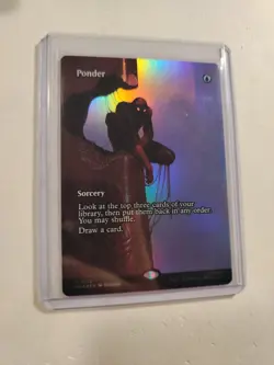 Ponder (Borderless) (Foil) 0013 (M) MTG Marvel's Spider-Man Eternal-Legal (MAR) - Image 2