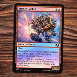 Burner Rocket - FOIL - Aetherdrift - Magic the Gathering - Image 1