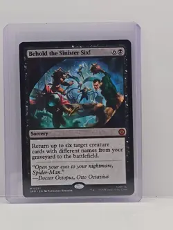 Magic the Gathering Spider-Man MTG Behold the Sinister Six Card #0051 - Image 1