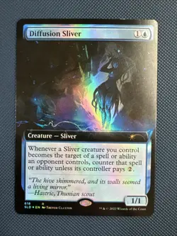 MTG Diffusion Sliver (Extended Art) - Secret Lair Drop Series (SLD) NM Foil - Image 1
