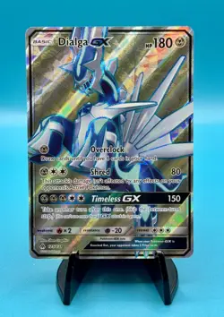 Pokemon TCG Dialga GX Forbidden Light 125/131 Ultra Rare Full Art - Image 1