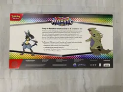 New Sealed Pokemon Lucario Ex & Tyranitar Ex Premium Collection Prismatic 2-Pack - Image 2
