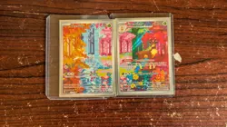 Pokemon Card Deerling 165/162 & Sawsbuck 166/162 Temporal Forces Bundle (LP+/NM) - Image 1