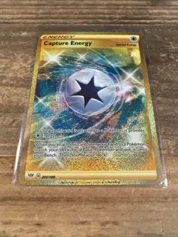 Pokemon TCG Capture Energy 201/189 Darkness Ablaze Holo Secret Rare - Image 2