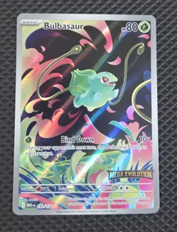 Pokemon 2025 Mega Evolutions 133/132 Bulbasaur Illustration Rare Promo 🔥 SP - Image 1