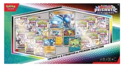 Pokemon Prismatic Evolution Lucario & Tyranitar EX Premium Collection *SEALED* - Image 1