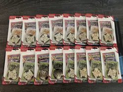 Pokemon TCG Destined Rivals Checklane Blister Pack Eevee & Zarude Lot Of 16 (#2) - Image 1