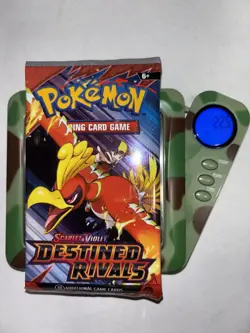 22.5g HEAVY Pokemon Destined Rivals Booster Pack Sealed 2025 - Moltres Art - BB - Image 1