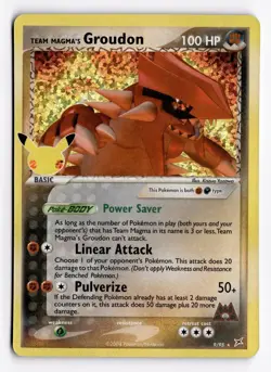 Team Magma's Groudon 9/95 Holo - Celebrations: Classic Collection Pokemon TCG NM - Image 1