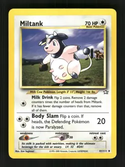 Miltank - 41/111 - Neo Genesis - Regular - LP/MP - Pokemon TCG - Image 1