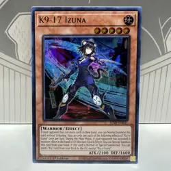 Yu-Gi-Oh TCG - K9-17 Izuna Ultra Rare - Justice Hunters JUSH-EN031 - NM - Image 1