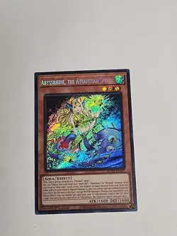 Yugioh Abyssrhine, the Atlantean Spirit ROTA-EN017 1st Edition Secret Rare NM - Image 1
